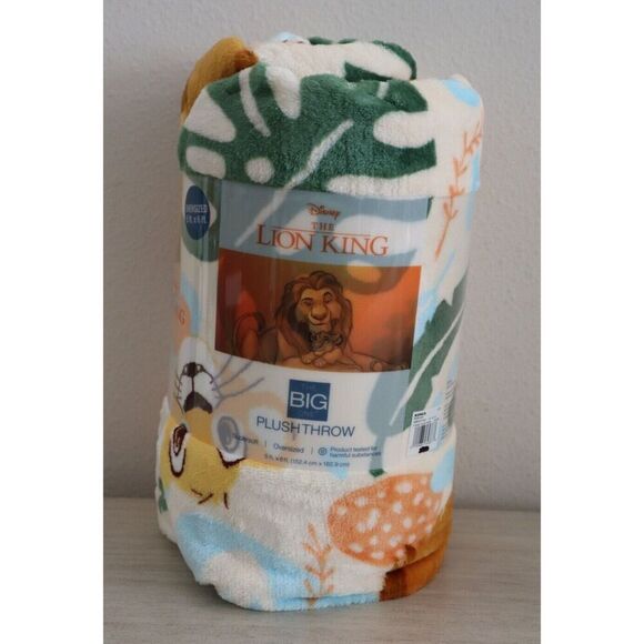 The Big One - Disney The Lion King Super Soft Oversized Plush Throw 5ft x 6ft - Picture 1 of 7